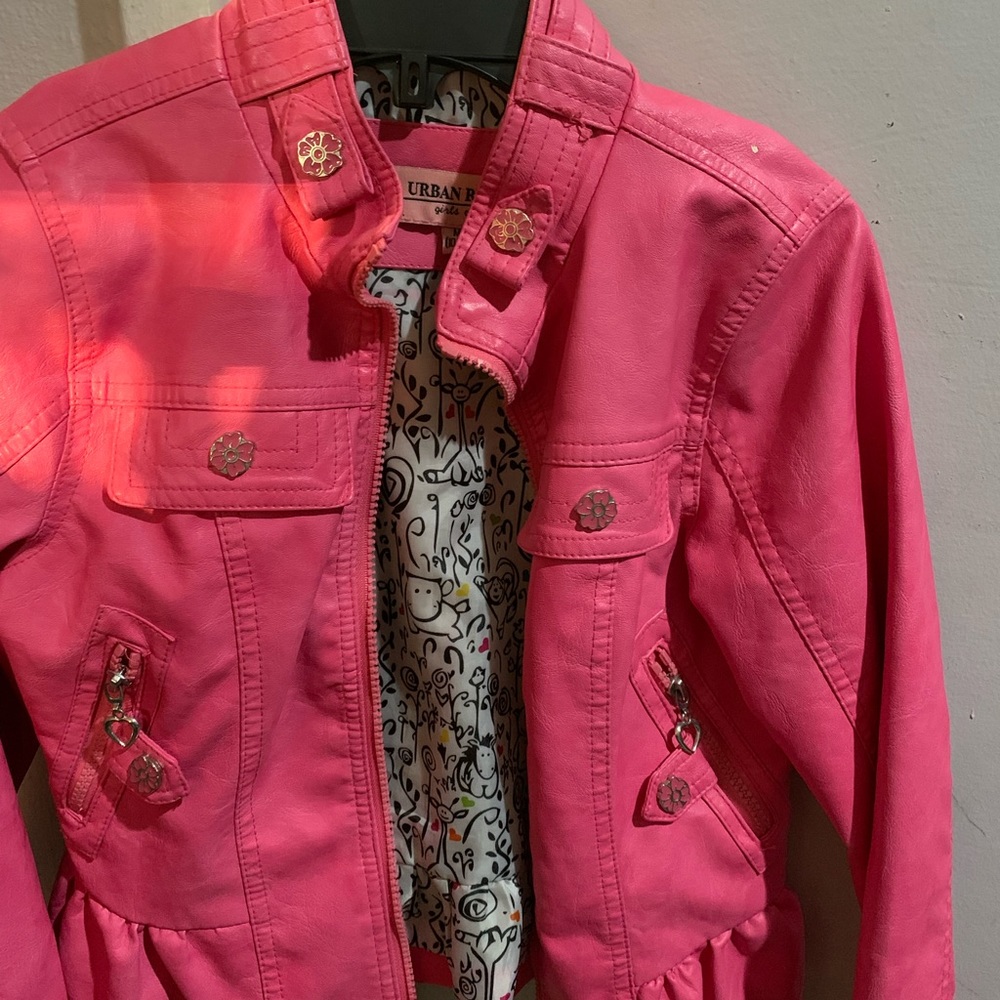 Faux leather jacket ~ Girls